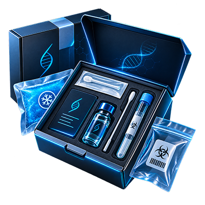 Blue HPLC-UV purity analysis icon for peptide testing
